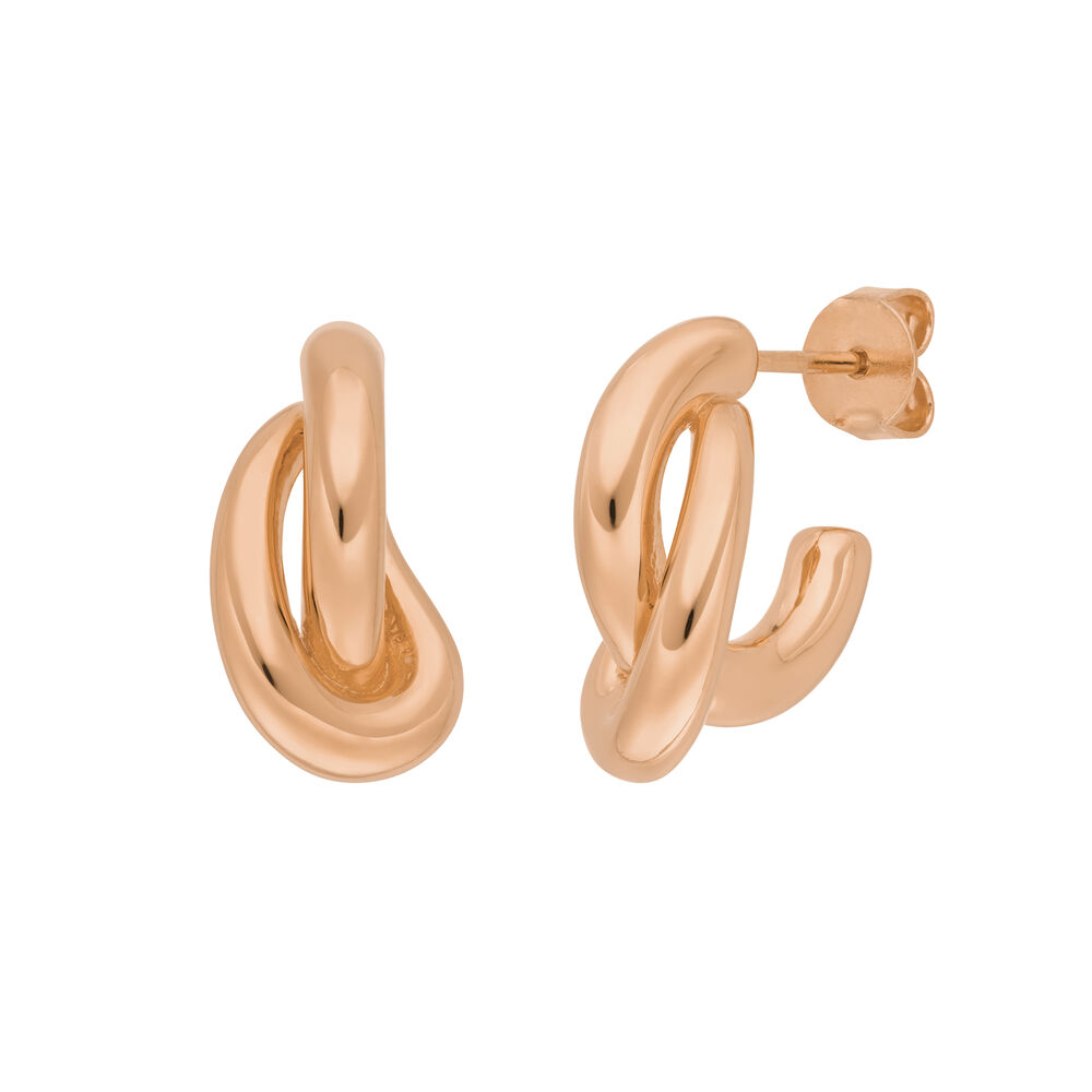 Creole Double, 18 K Rosegold vergoldet