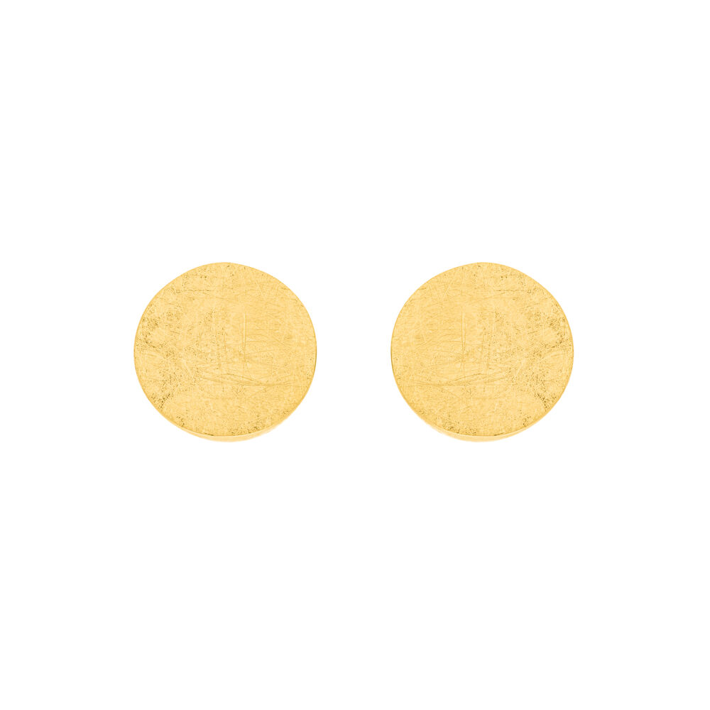 Ohrstecker Slices, 18 K Gelbgold vergoldet Bild 2