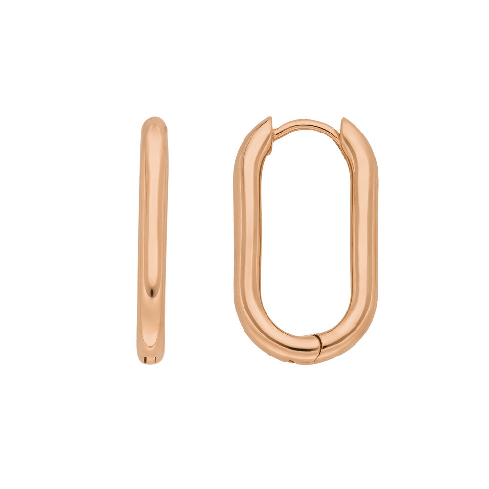 Creole Square, maxi, 18 K Rosegold vergoldet Bild 2