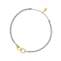 Freundschaftsarmband ETERNAL TOUCH, Diamanten, 14 Karat Gelbgold