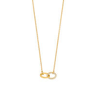 Halskette ETERNAL TOUCH, Diamanten, 14 Karat Gelbgold