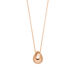 Halskette One Drop, 18 K Rosegold vergoldet