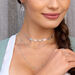 Choker Brezn, 925 Sterlingsilber, Grau Bild 2