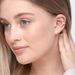 Earcuff Matt, 4mm, 18 K Rosegold vergoldet Bild 2