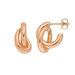 Creole Double, 18 K Rosegold vergoldet Bild 2