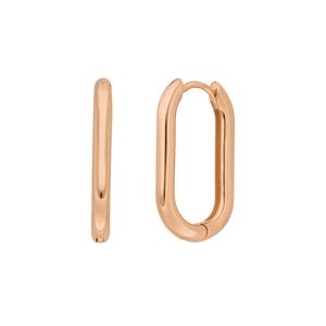 Creole Square, maxi, 18 K Rosegold vergoldet