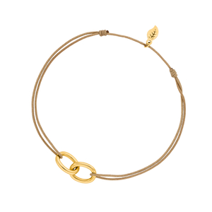 Freundschaftsarmband ETERNAL TOUCH, big, 14 Karat Gelbgold