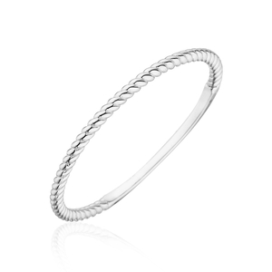 Ring Twist, 18 K Weigold