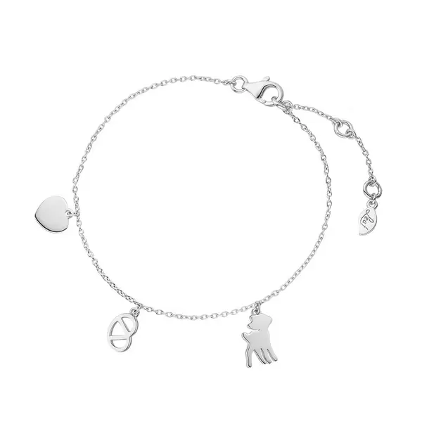 Leaf Jewelry Armkette "Wiesn-Charms", 925 Sterlingsilber