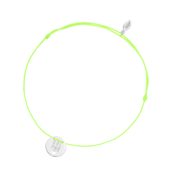 Leaf Jewelry Charity Armband GRL PWR, Grün