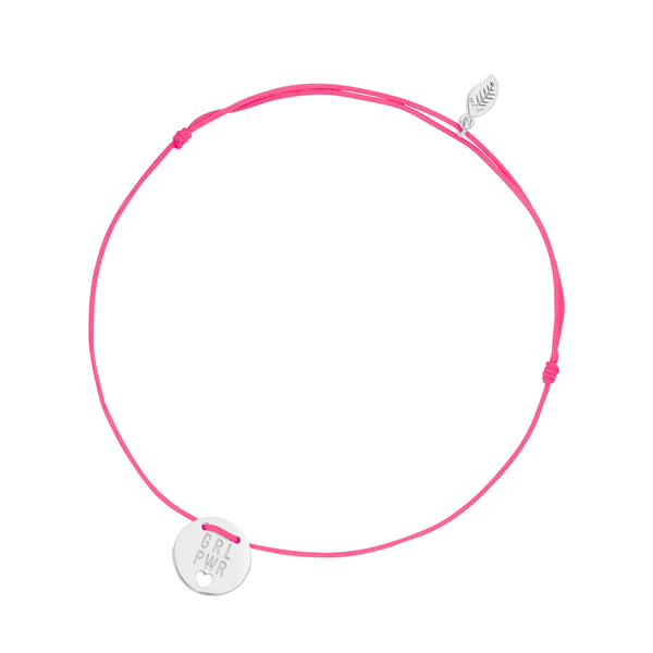 Leaf Jewelry Charity Armband GRL PWR, Pink