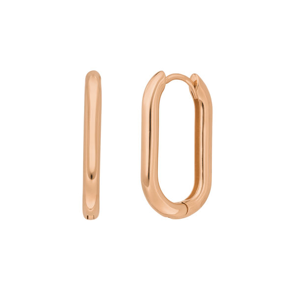 Creole Square, maxi, 18 K Rosegold vergoldet