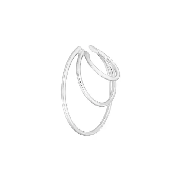 Leaf Jewelry Earcuff Triple Ring, 925 Sterlingsilber