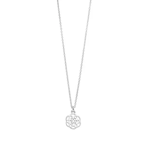 Leaf Jewelry Halskette Flower of Life, 45cm, 925 Sterlingsilber