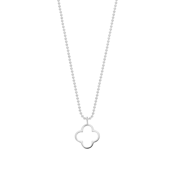 Leaf Jewelry Halskette GENTLE CLOVER, 14 K Weißgold