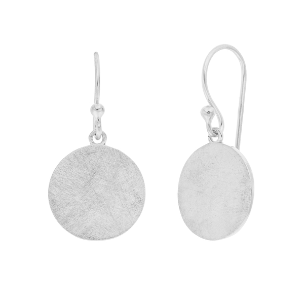 Leaf Jewelry Ohrhänger Plättchen groß, 925 Sterlingsilber