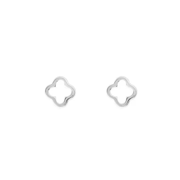 Leaf Jewelry Ohrstecker MINI Clover, 925 Sterlingsilber